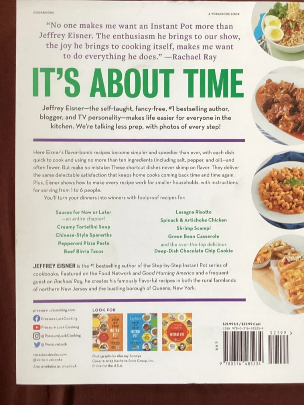 Super Shortcut Instant Pot Cookbook New by Jeffrey Eisner